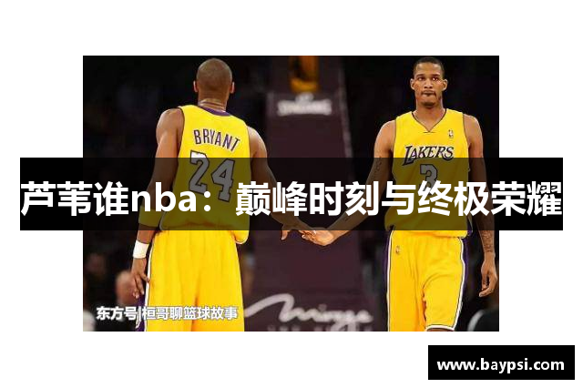 芦苇谁nba：巅峰时刻与终极荣耀